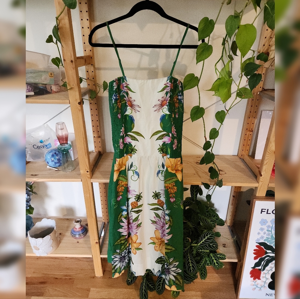 Farm Rio floral sun dress